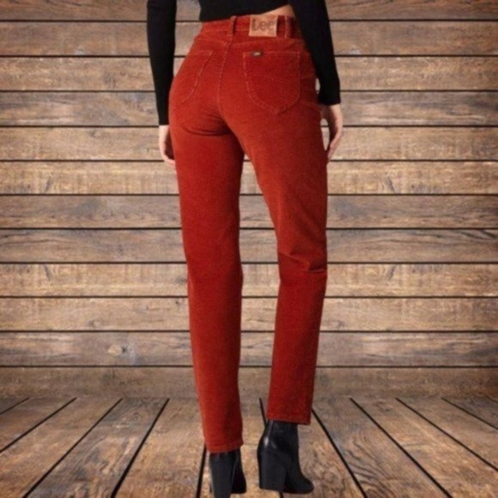 Free People for Lee Vintage Modern High Rise Corduroy Jeans
